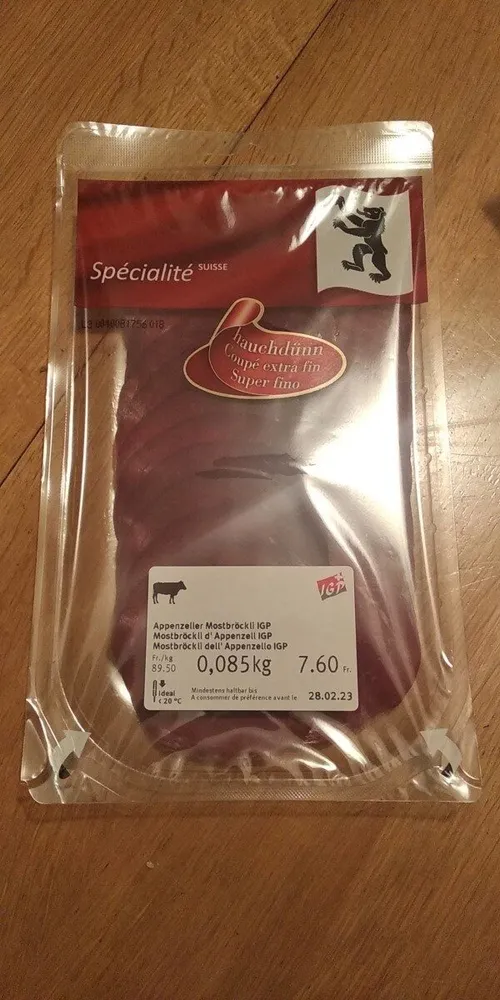 Appenzeller Mostbröckli IGP