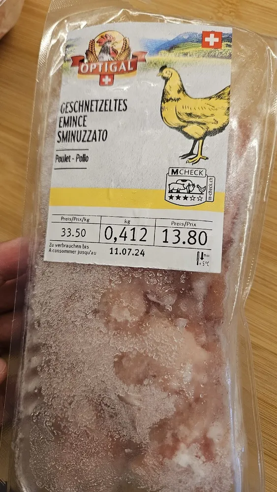Geschnetzeltes Poulet