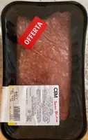 Mezzelune di carne di suino cotto e formaggio