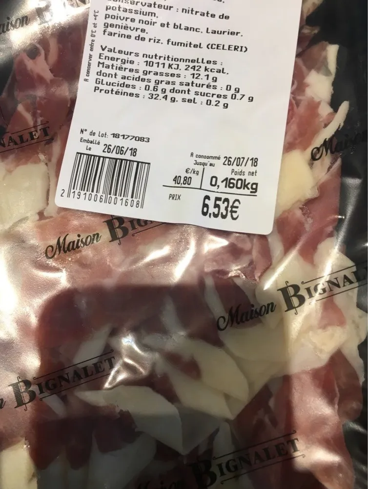 Chiffonnade de Jambon