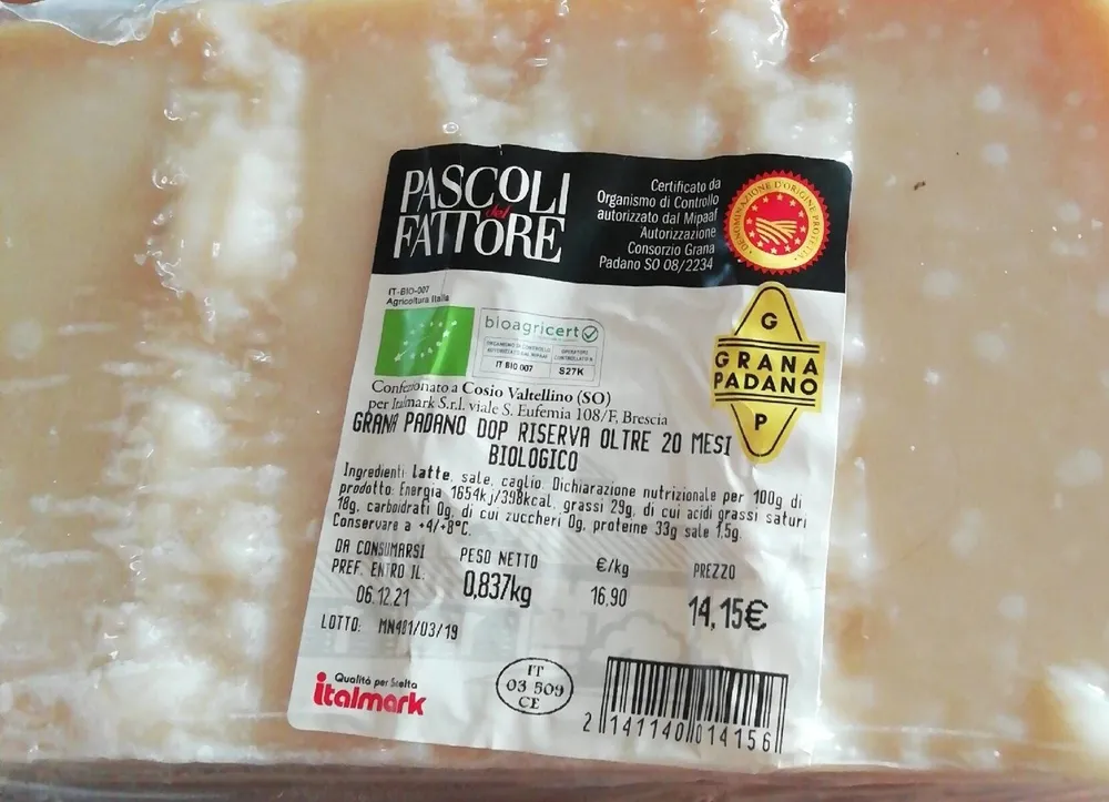 Grana padano dop oltre 20 mesi
