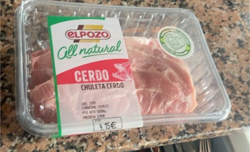 Chuleta cerdo