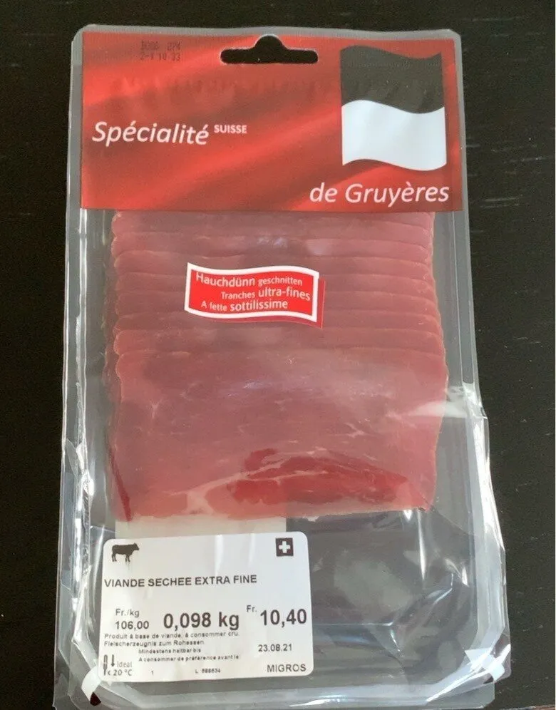 Viande sechée