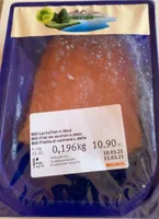 Bio folet de saumon avec peau