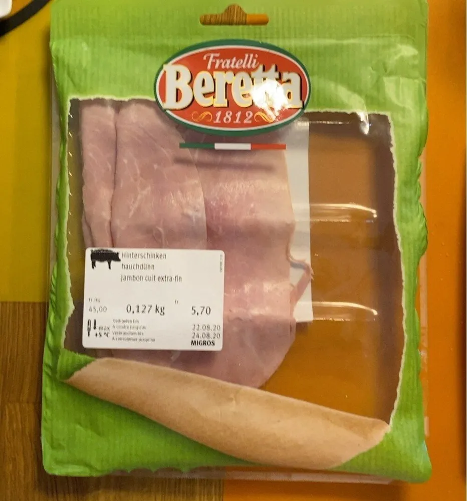 Jambon cuit extra fin