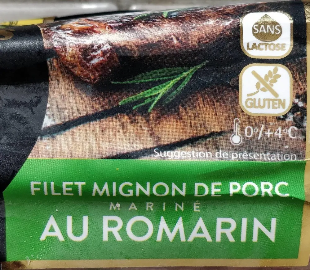 Fil mignon de porc au romarin