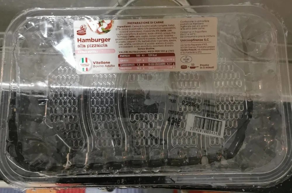 Hamburger alla pizzaiola