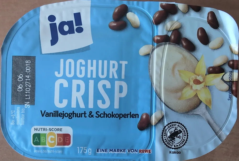 Joghurt Crisp Vanillejoghurt & Schokoperlen