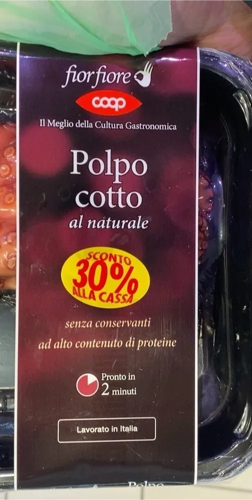 Polpo cotto