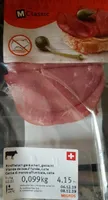 Viande de boeuf fumée cuite