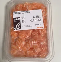 Émincé de saumon nature