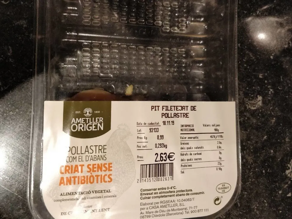 Pit filetejat de pollastre
