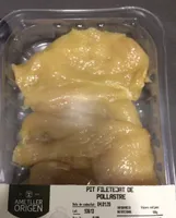 Pechuga de pollo fileteada