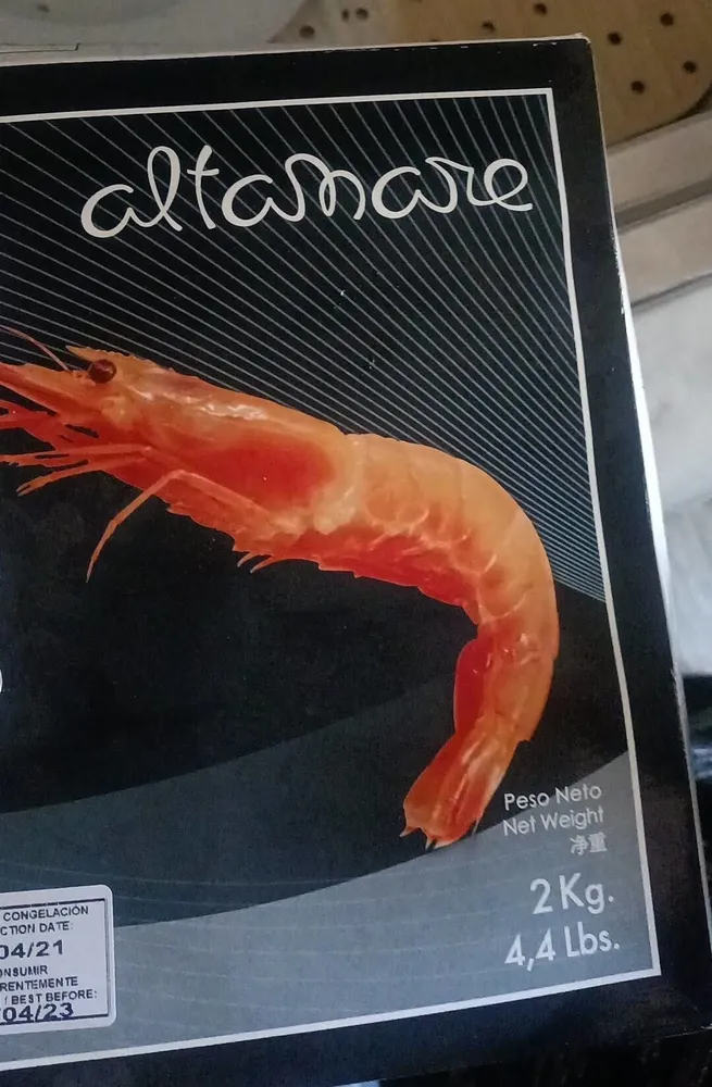 Gamberi argentini surgelati