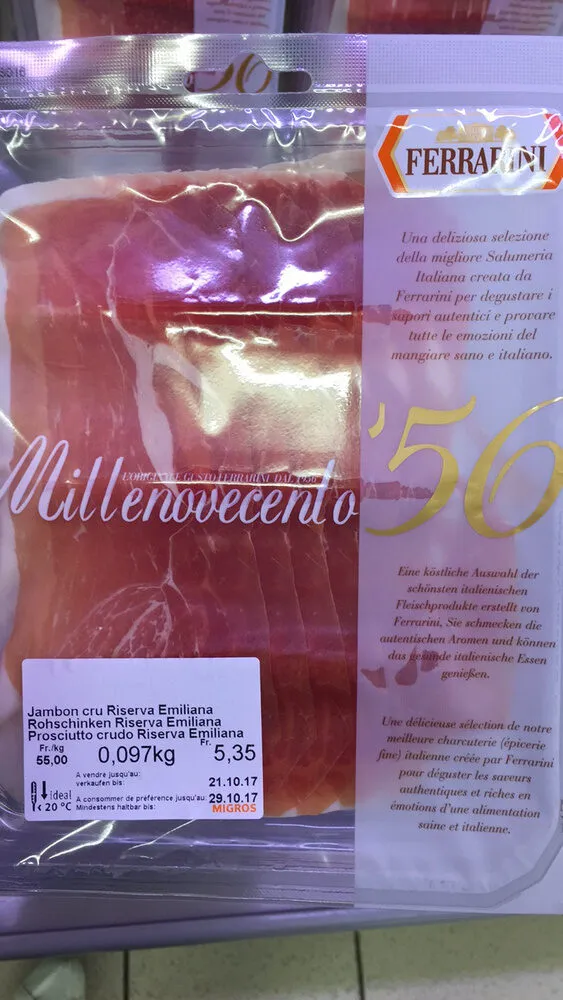 Ferrarini Millenovecento Jambon cru Riserva Emiliana