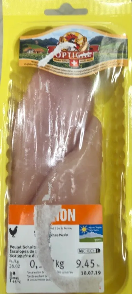 Escalopes poulet