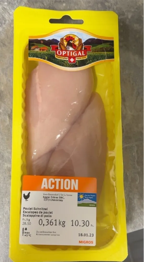 Escalope de poulet
