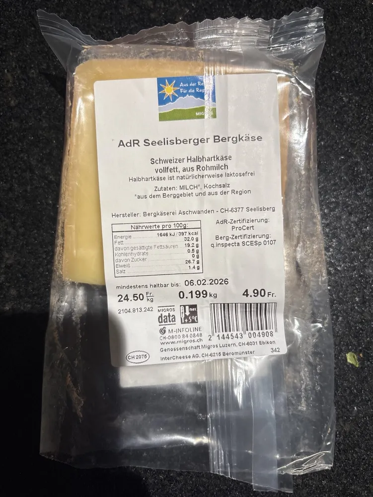 Adr Seelisberg Bergkäse