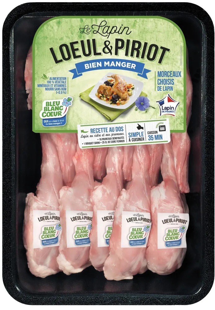 10 Gigolettes de lapin Bleu-Blanc-Cœur