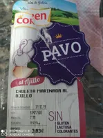 chuleta marinada al ajillo