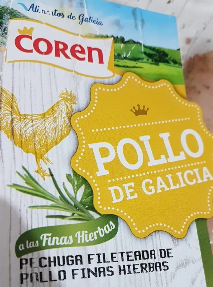 Pechuga de pollo finas hierbas