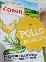 Pechuga de pollo finas hierbas
