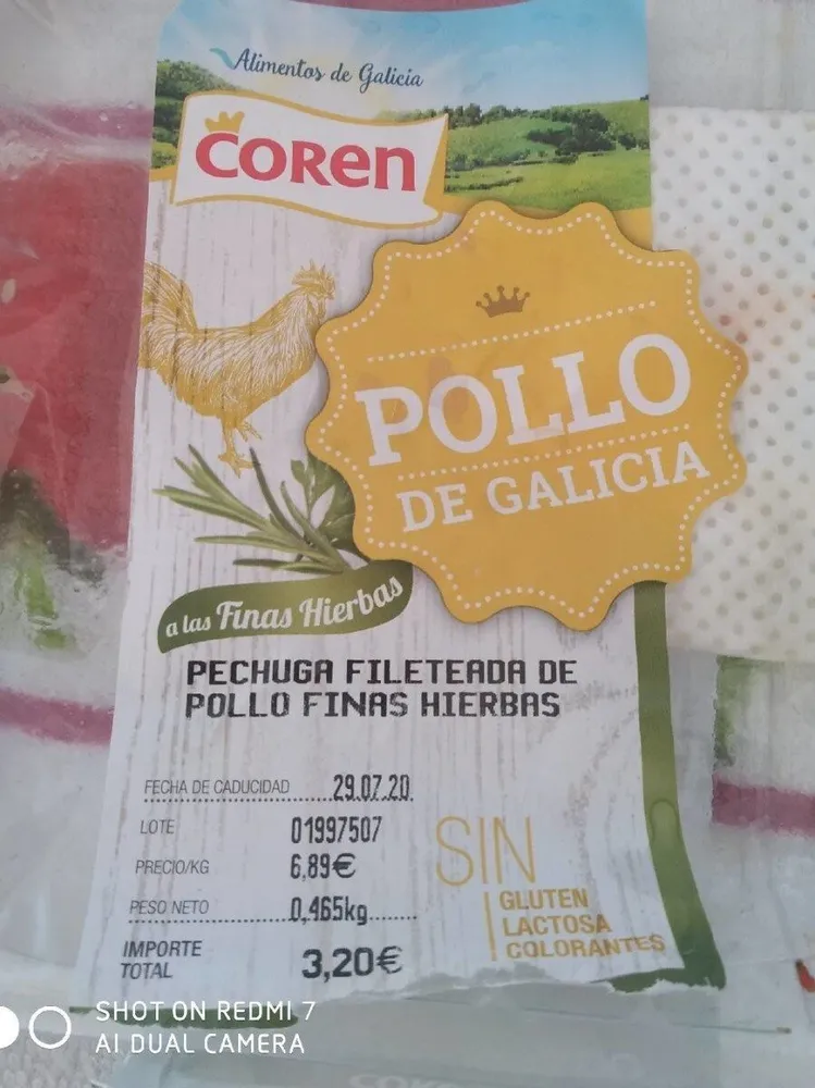 Pollo marinado