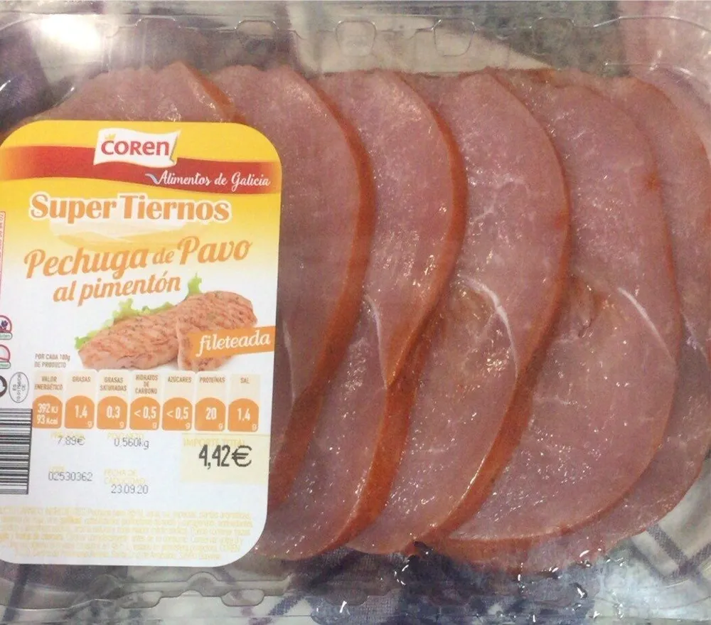 Pechuga de pavo al pimenton