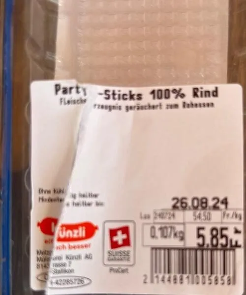 Ütliberger Party-Sticks 100% Rind