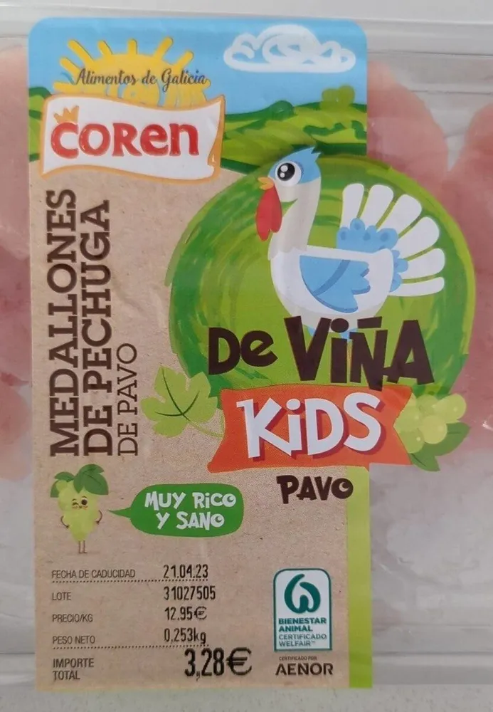 Medallones de pechuga de pavo