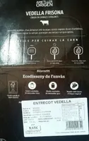 Entrecot de vedella