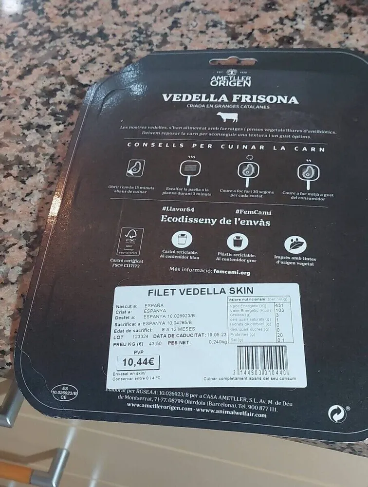 Vedella frisona