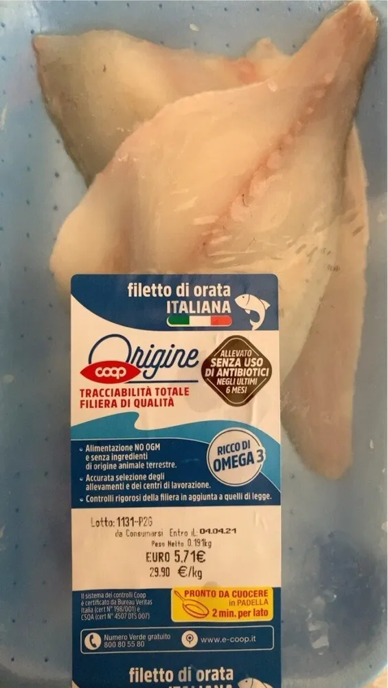 Filetto di orata