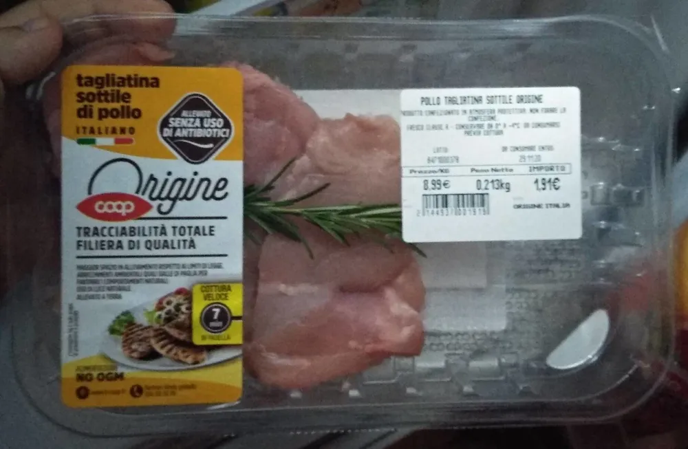 Tagliatina sottile di pollo