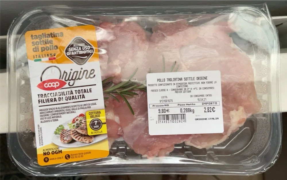 Pollo tagliatina sottile