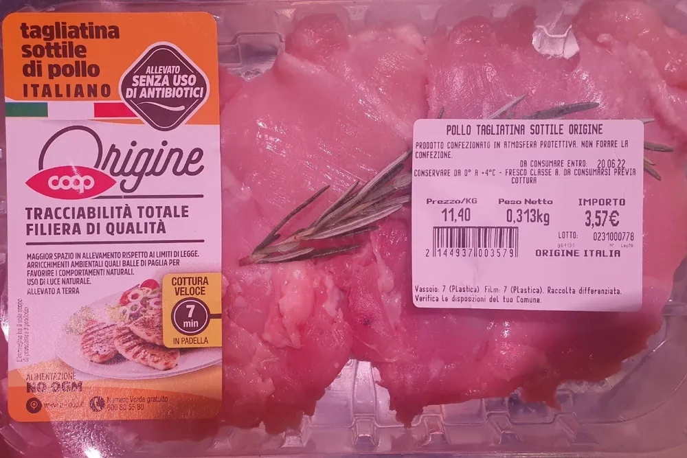 Tagliatina sottile di pollo