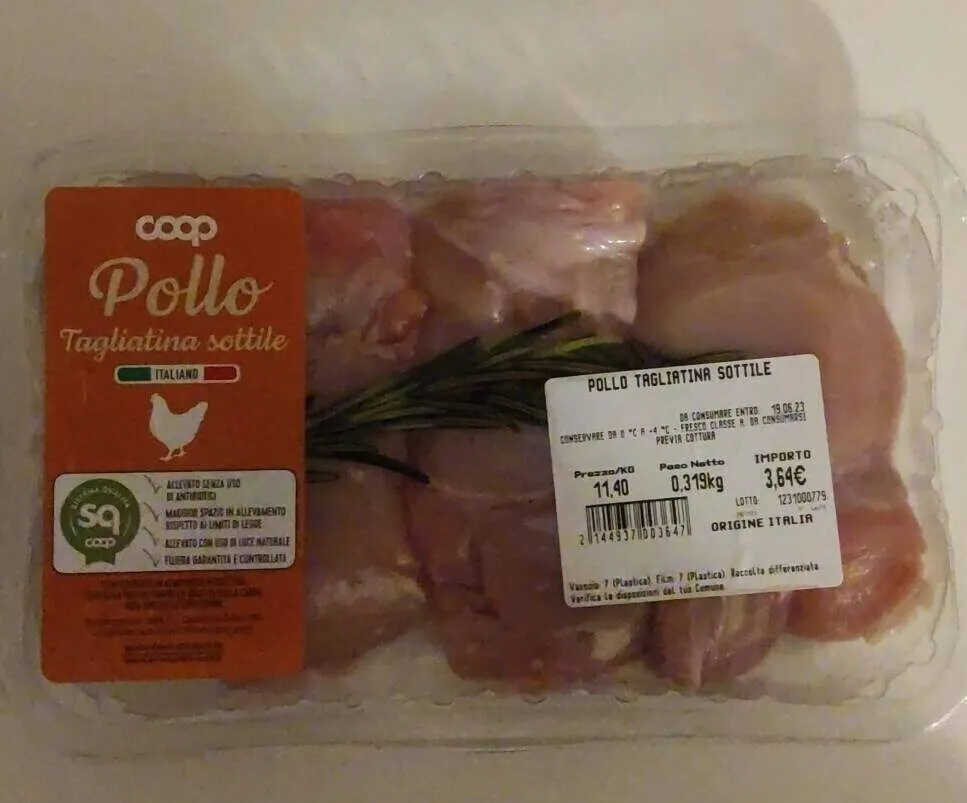 Pollo tagliatina sottile