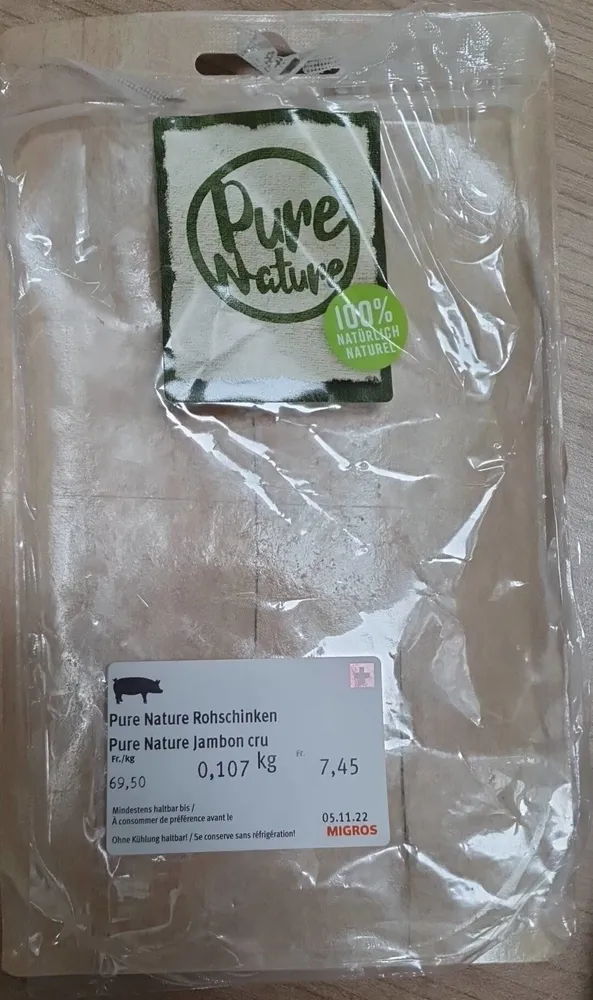 Pure Nature Jambon cru
