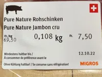 Pure Nature jambon cru
