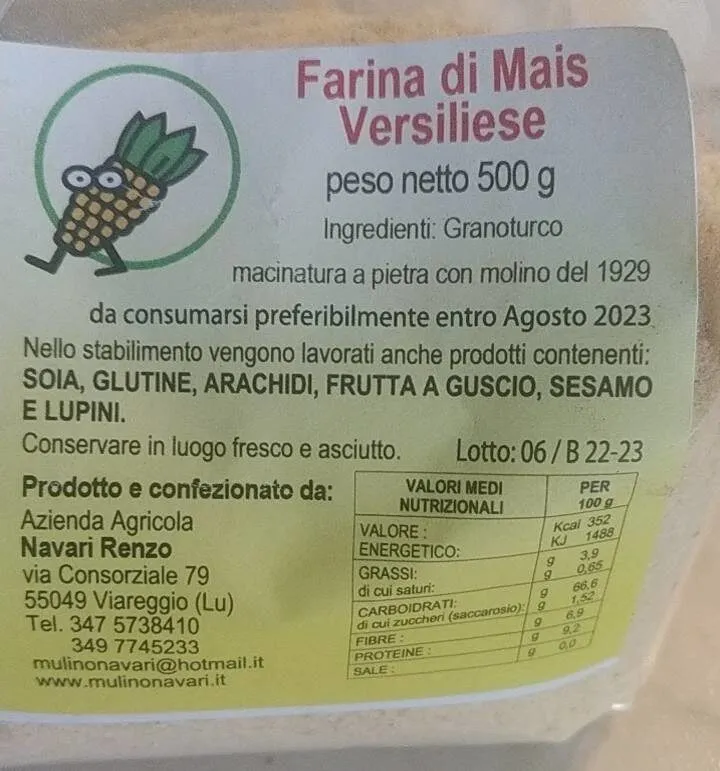 Farina di mais Versiliese