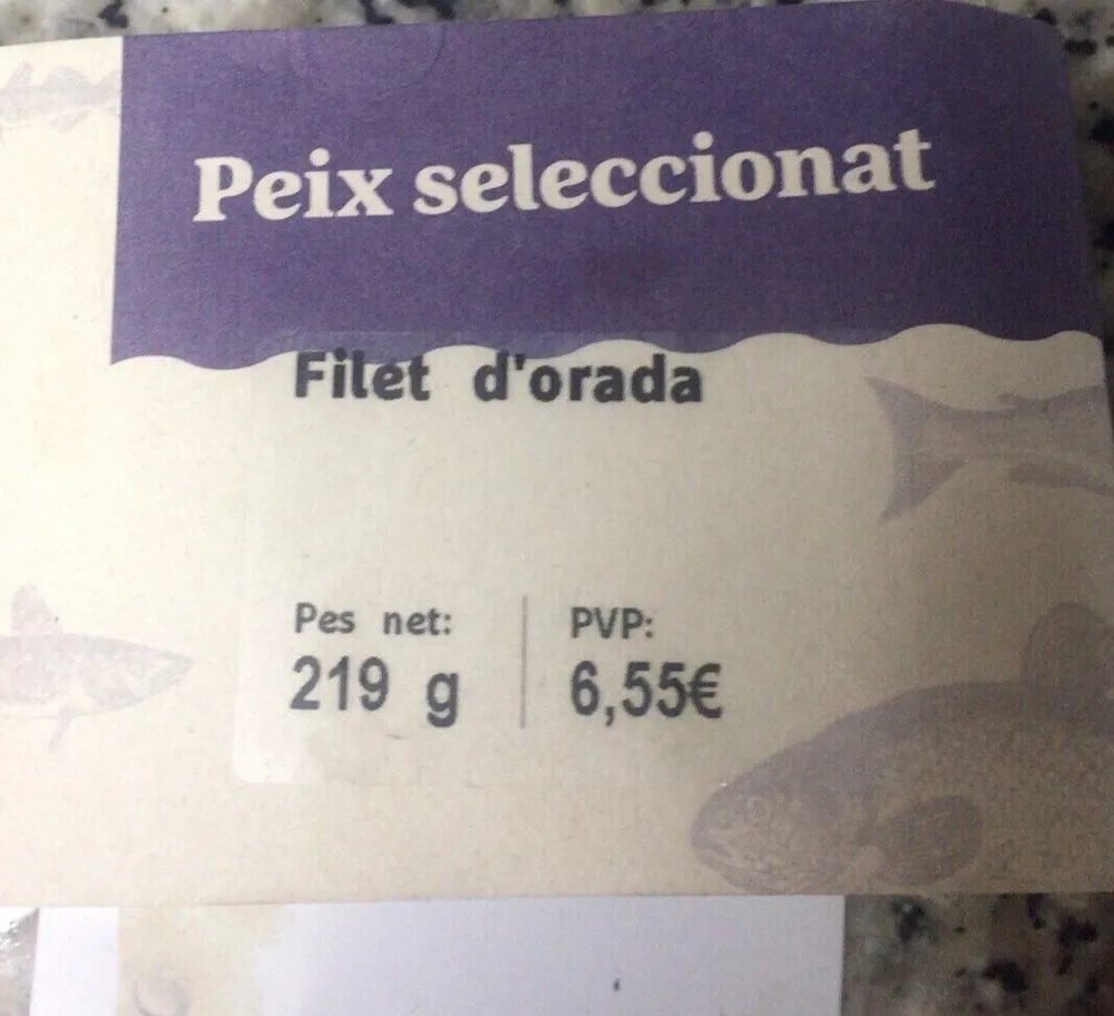 Filet d’orada