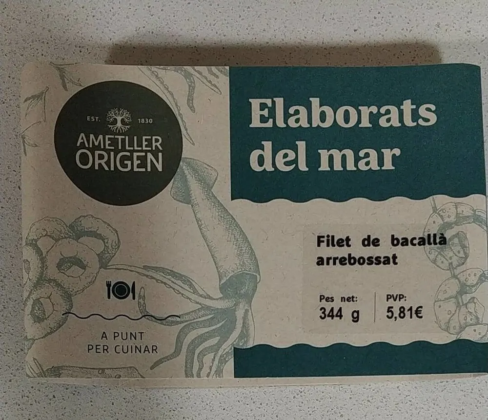 Filet de bacallà arrebossat