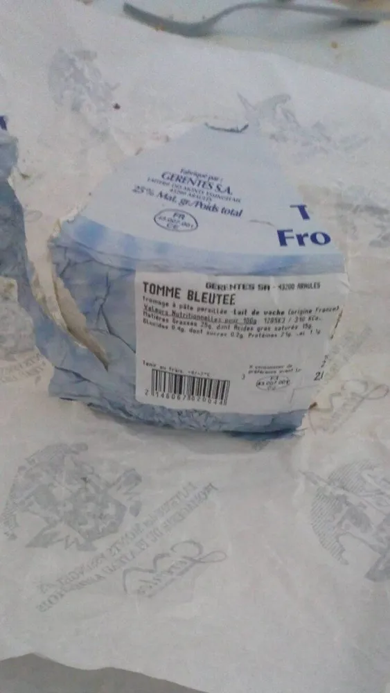 Tomme bleutée