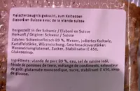 Schweinebraten geschnitten
