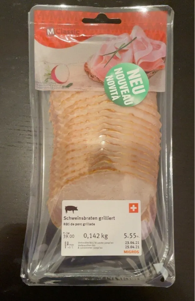 Rôti de porc grillade
