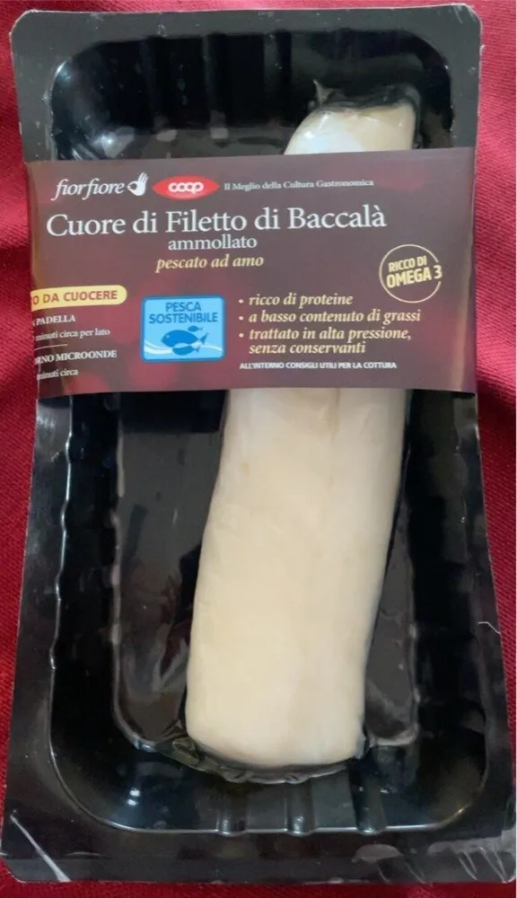 Cuore filetto baccalà