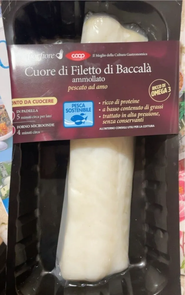 Cuore di filetto baccalà