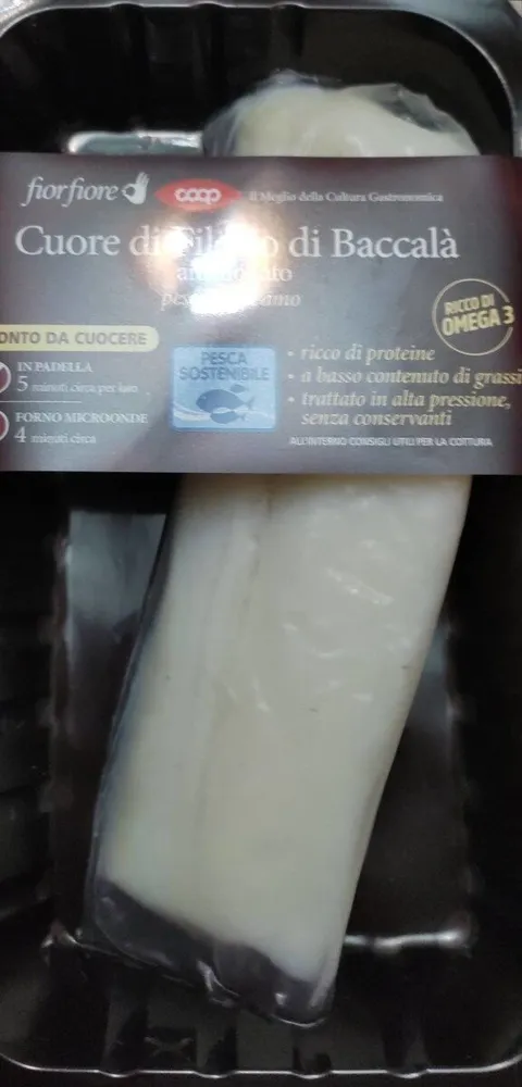 Cuore di filetto di baccalà fior fiore coop