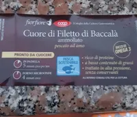 Cuore di filetto di Baccalà ammollato pescato a mano