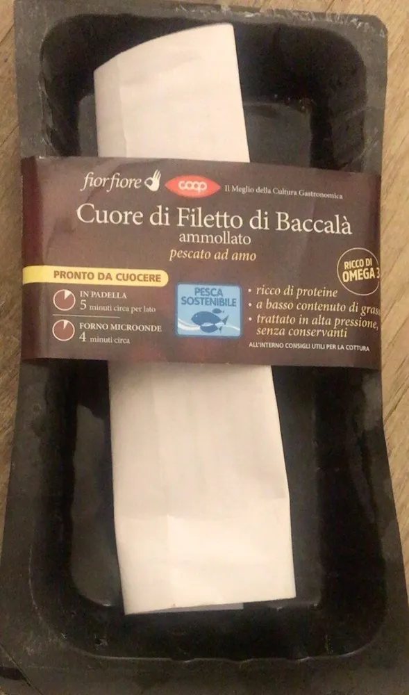 Cuore di Filetto di Baccalà ammollato